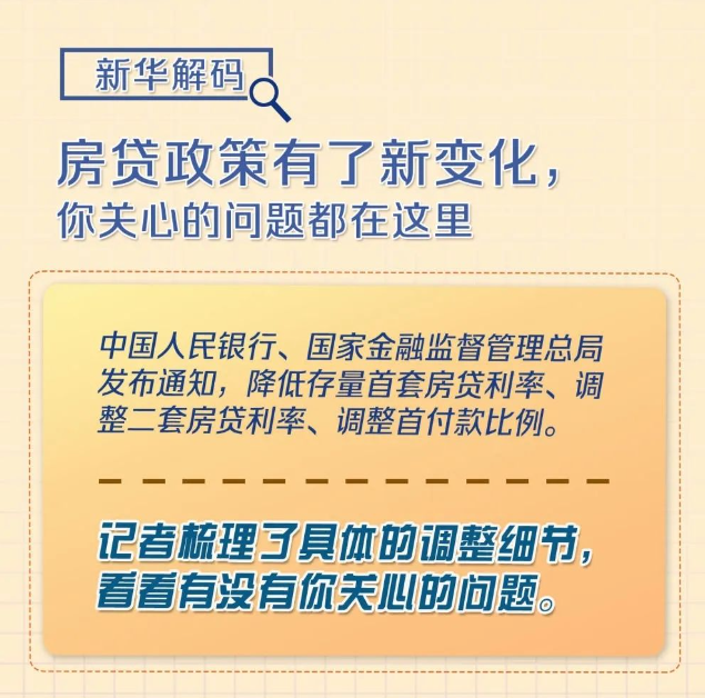 房贷政策有了新变化，你关心的问题都在这里